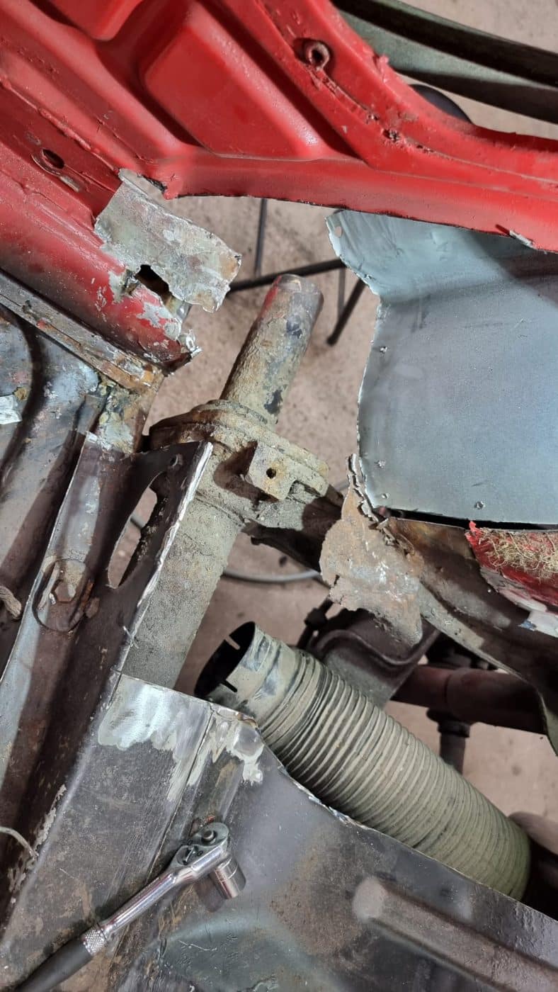 13032023 1974 Volkswagen Beetle Scuttle and Wing repairs 26 1