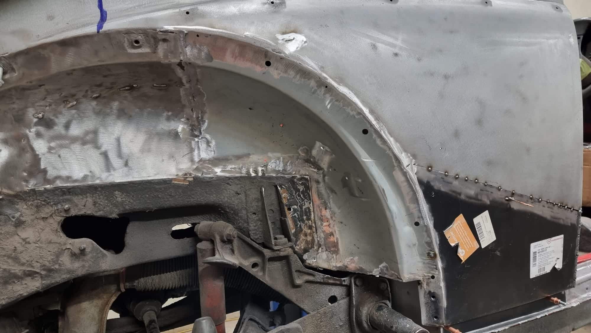13032023 1974 Volkswagen Beetle Scuttle and Wing repairs 28 1