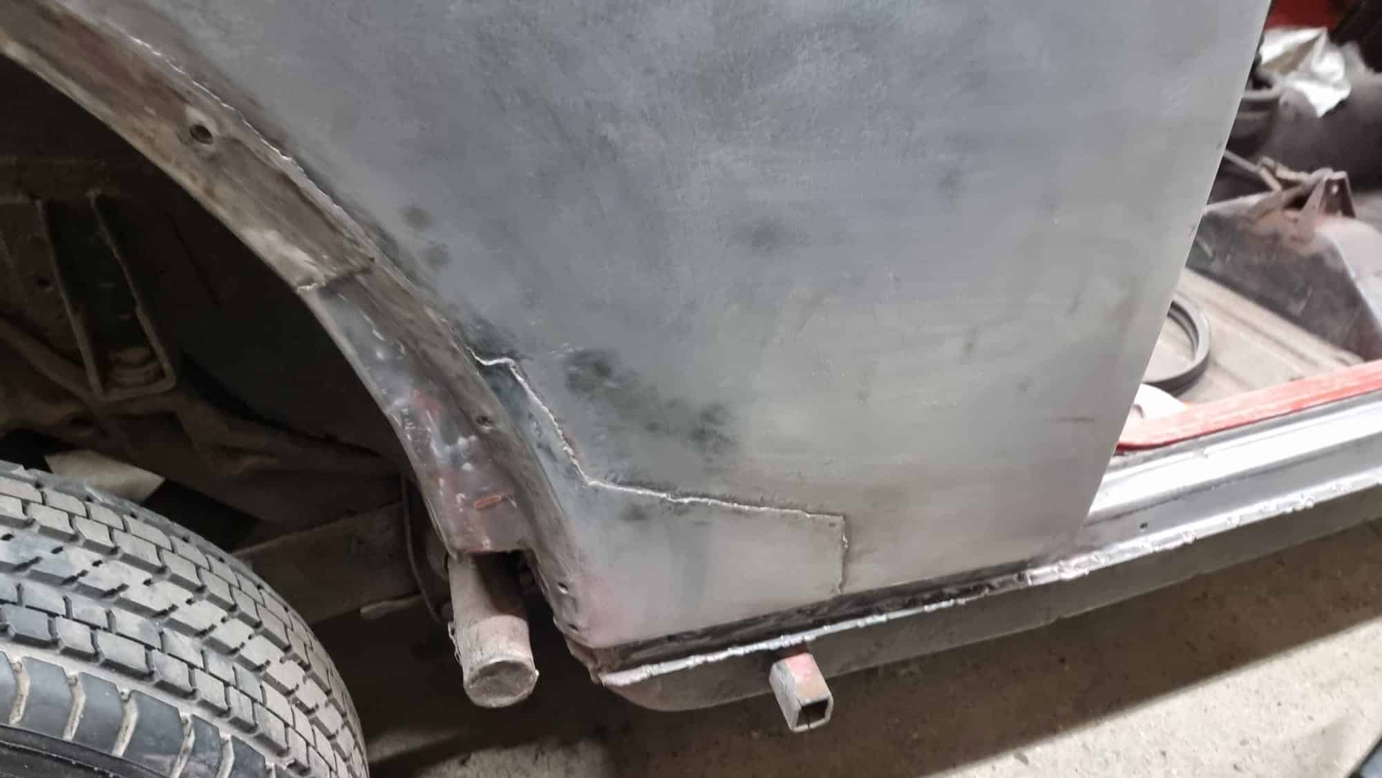 13032023 1974 Volkswagen Beetle Scuttle and Wing repairs 9 1