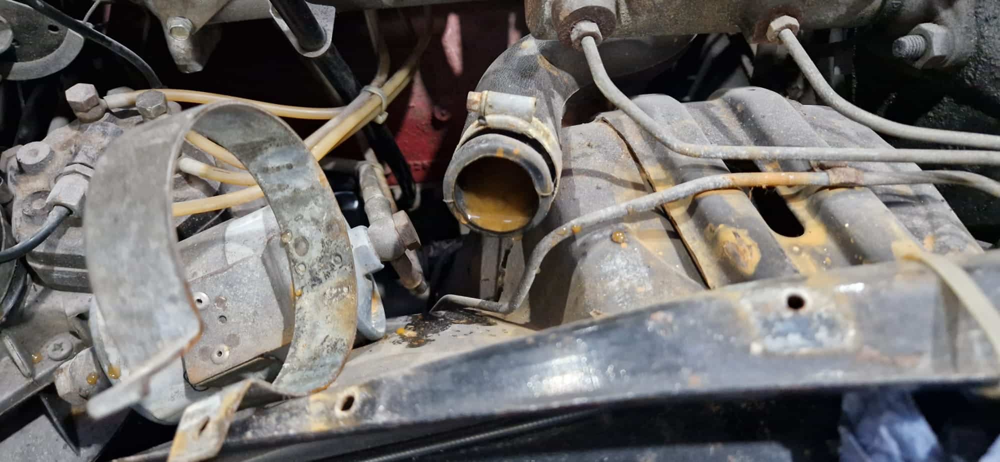 13042023 1980 Saab 99 Turbo drain oil and filter 4 1