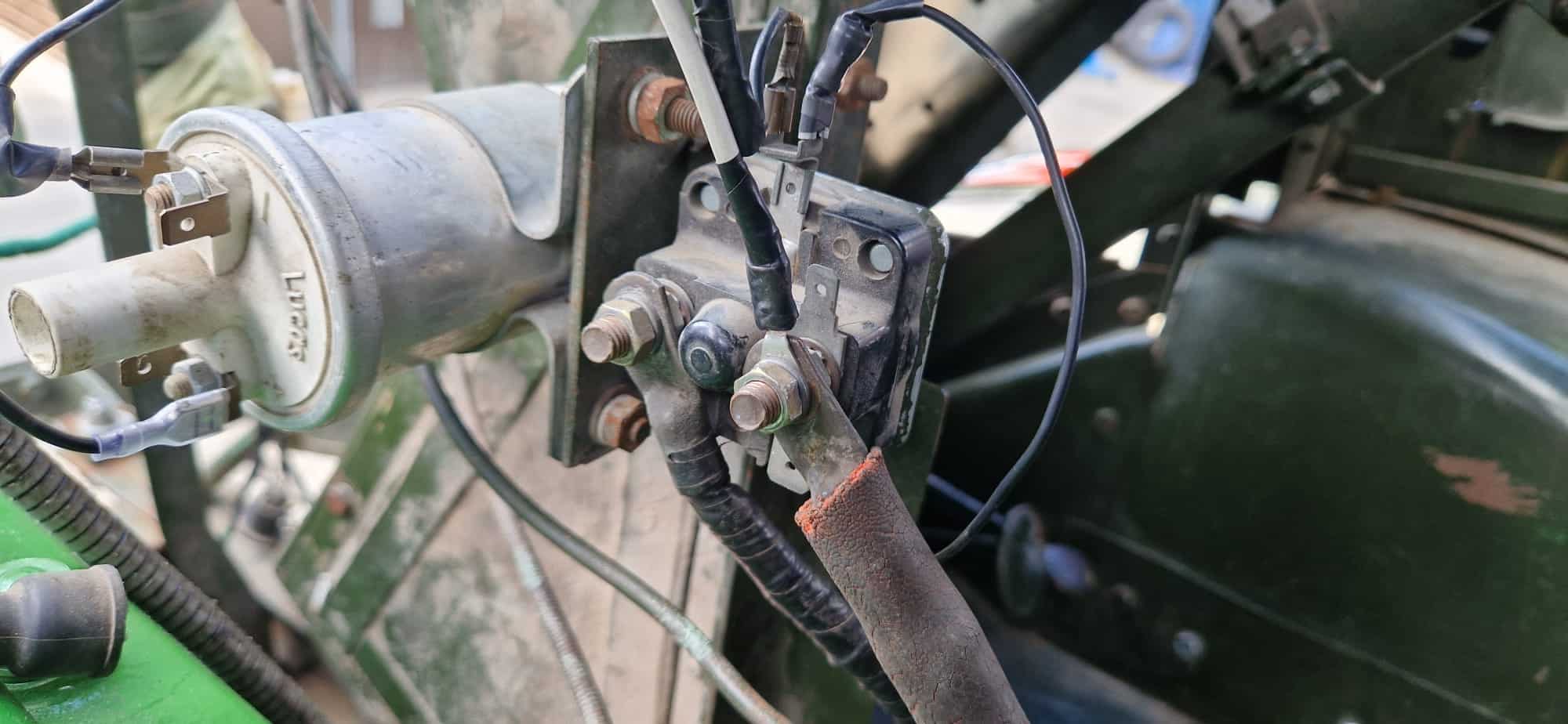 20042023 1940 Morris Gun Tractor Solenoid and Starter Motor 7 1