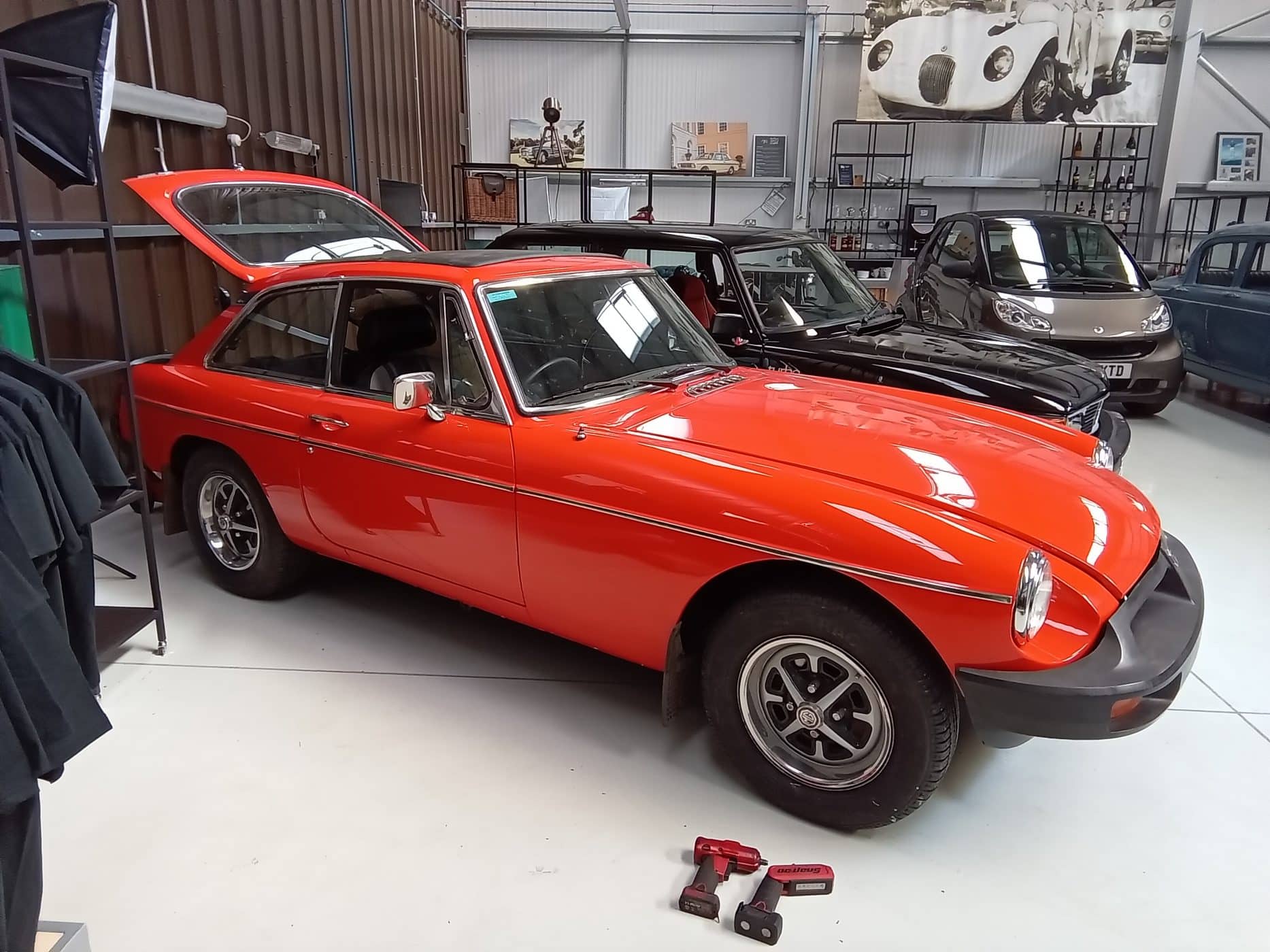 26052023 1980 MGB GT Pre filming check 2 1