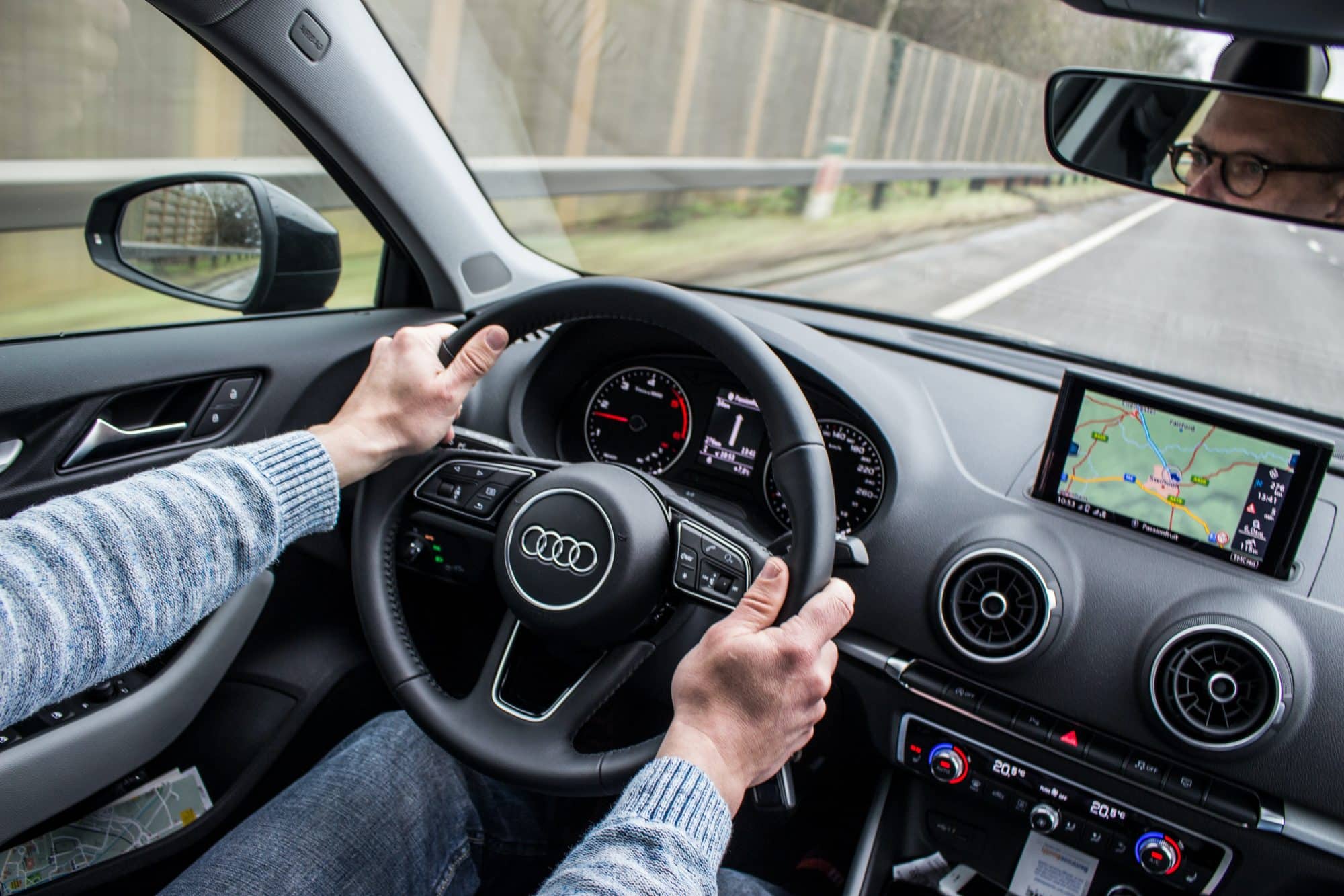 Driving an Audi