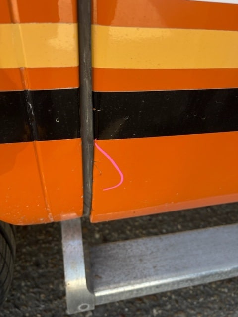 VW Bus work begins on imperfections 4 1