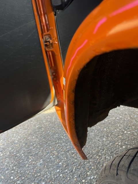 VW Bus work begins on imperfections 5 1