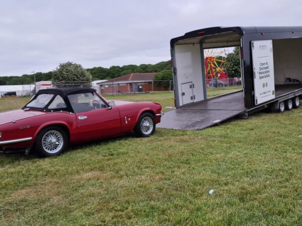 010623 First collection in the new trailer collecting from Suffolk Show 3