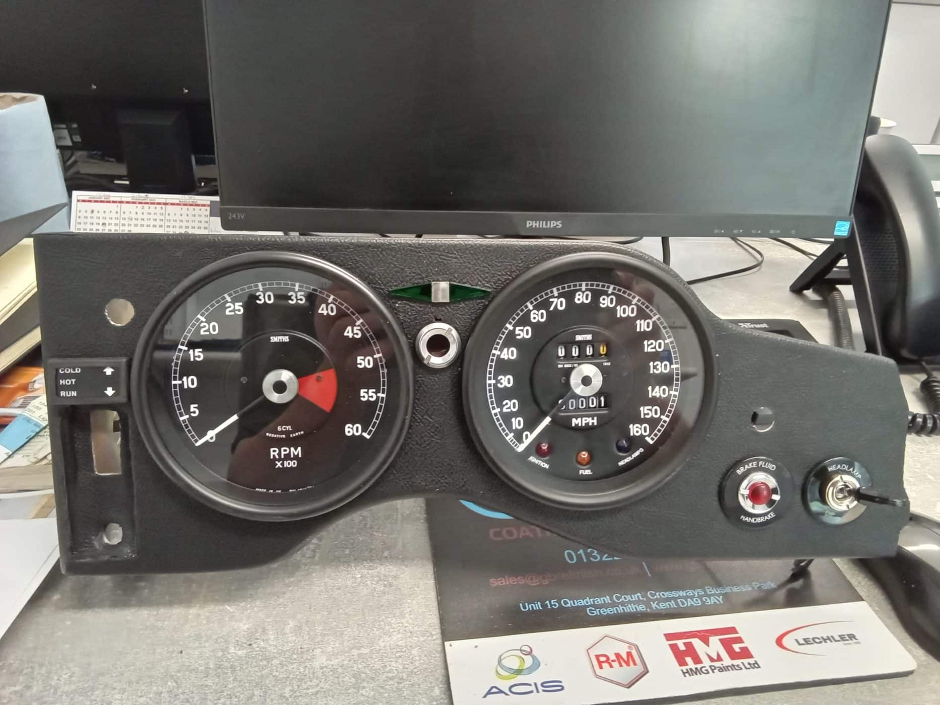 13062023 1968 Jaguar E Type Project dash rebuild 2 1