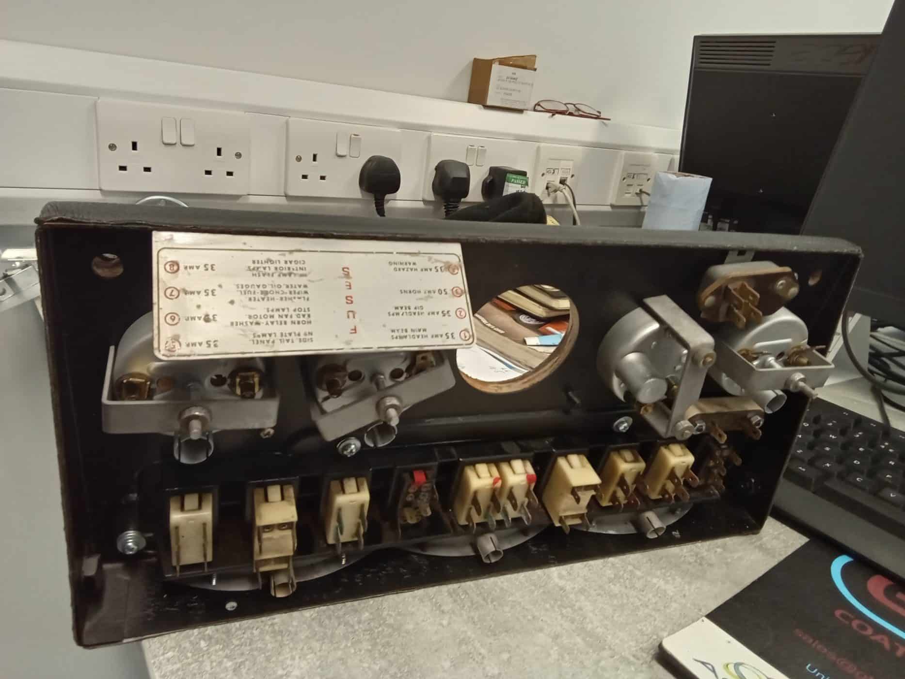 13062023 1968 Jaguar E Type Project dash rebuild 3 1