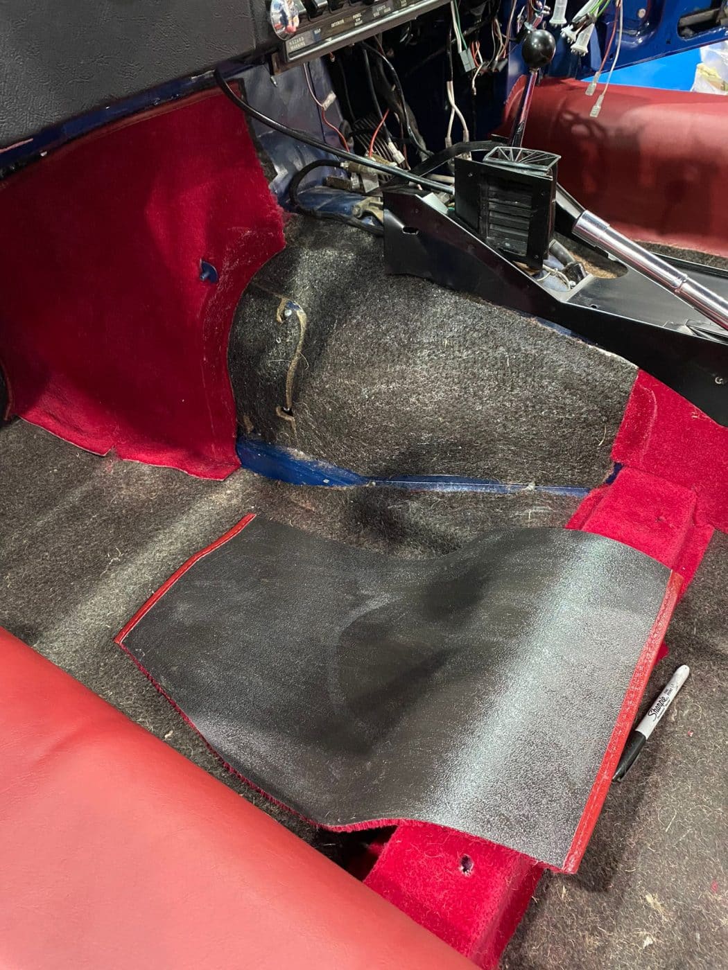 13072023 1968 Jaguar E Type Series 1.5 Interior Progress with Brian 70 1