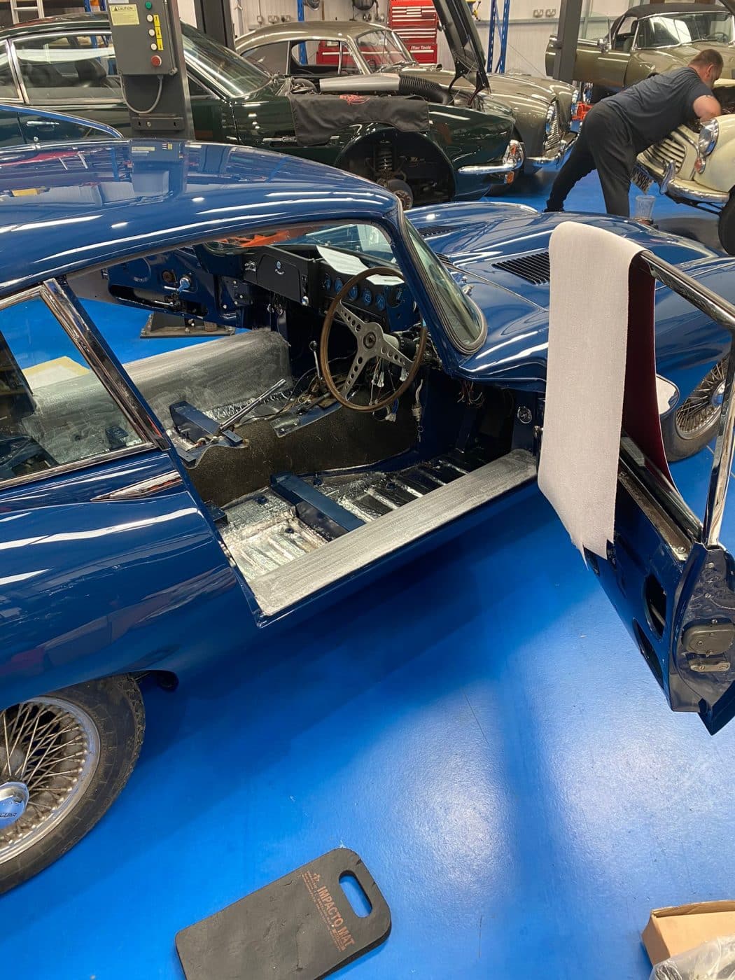 13072023 1968 Jaguar E Type Series 1.5 Interior Progress with Brian 84 1