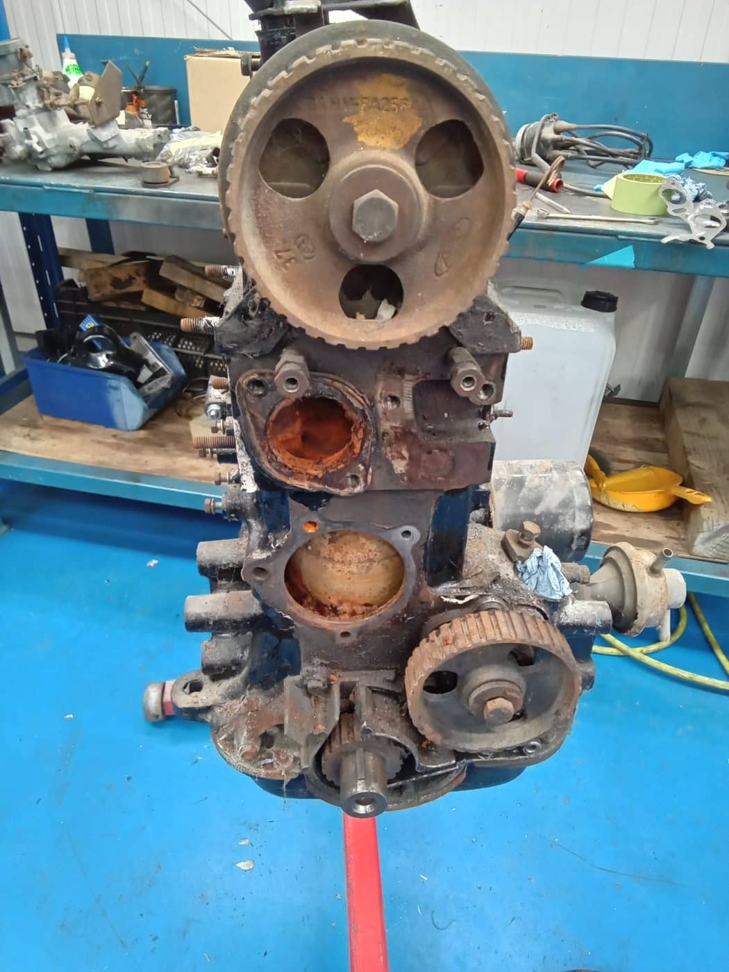 04082023 Ford Transit MKII Tipper engine Strip 20 1