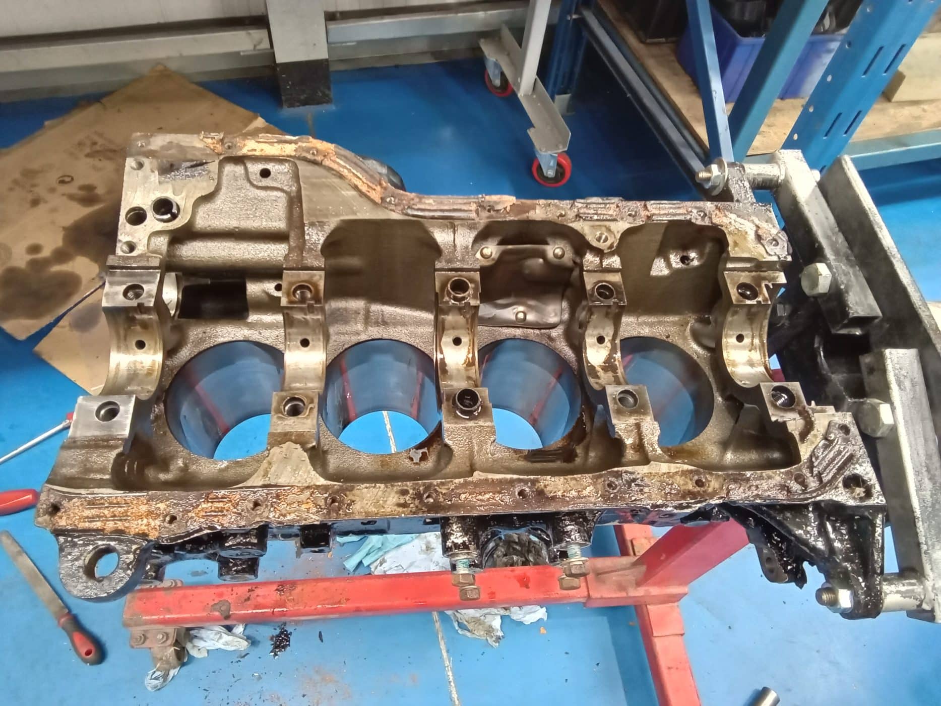 04082023 Ford Transit MKII Tipper engine Strip 5 1