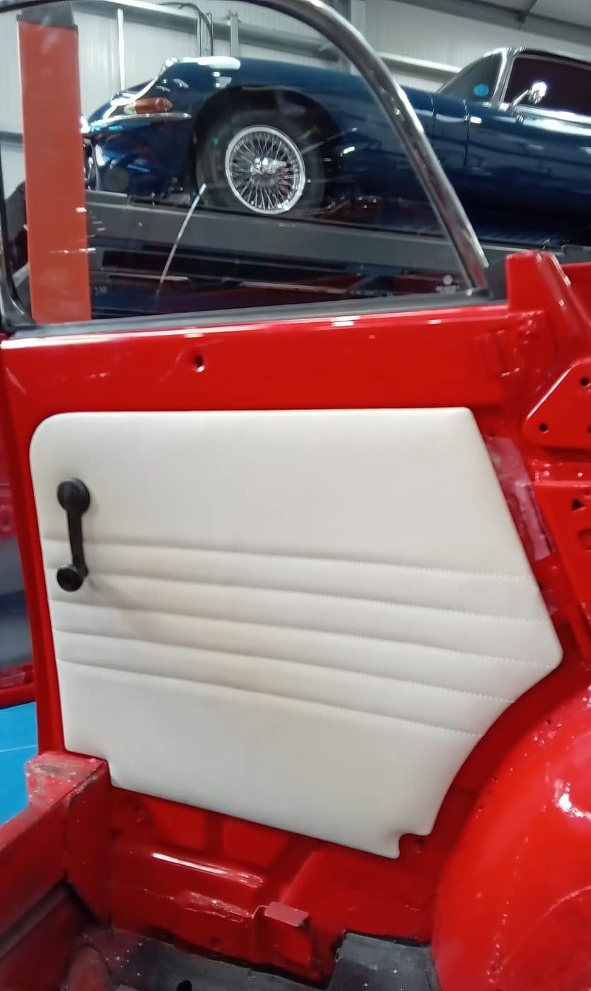 30082023 1974 Volkswagen Beetle interior going back in 10 1