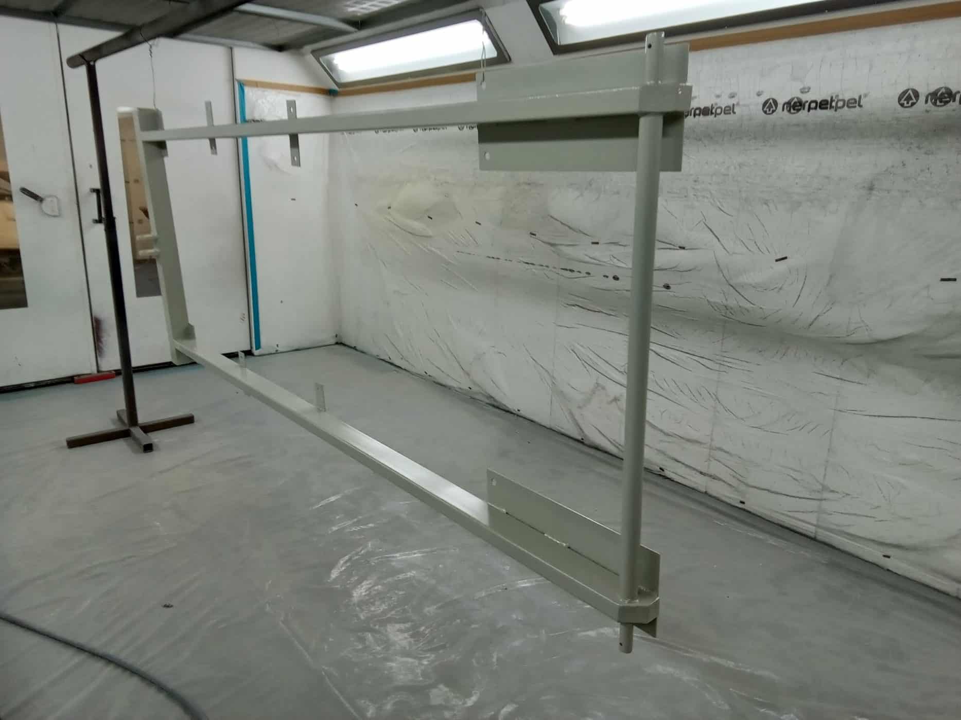 30082023 Ford Transit Tipper MKII bed frame in paint 5 1