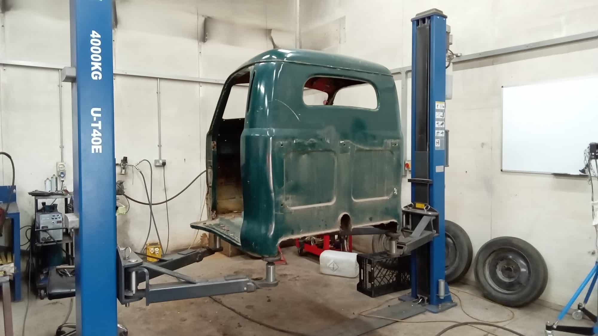 04102023 1951 Austin Devon Pickup in fab 4 1