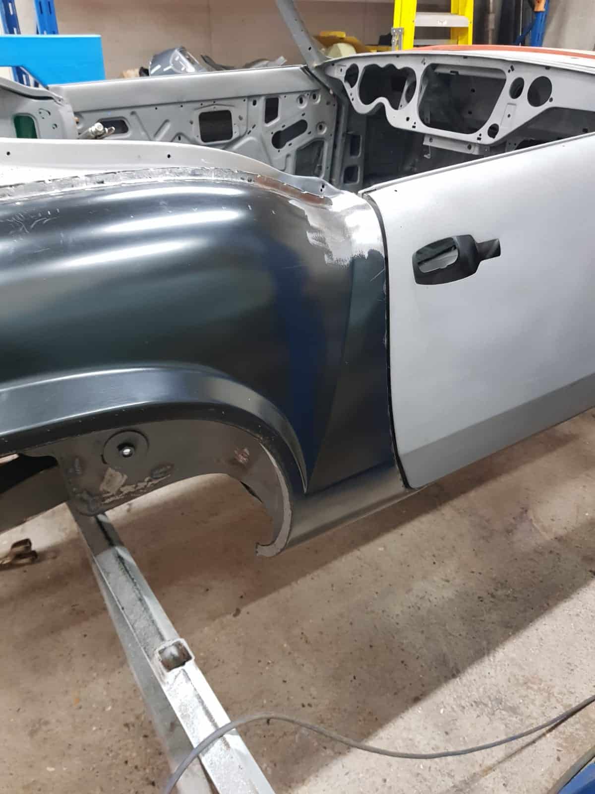 09102023 1976 Triumph Spitfire corrosion repair 3 1