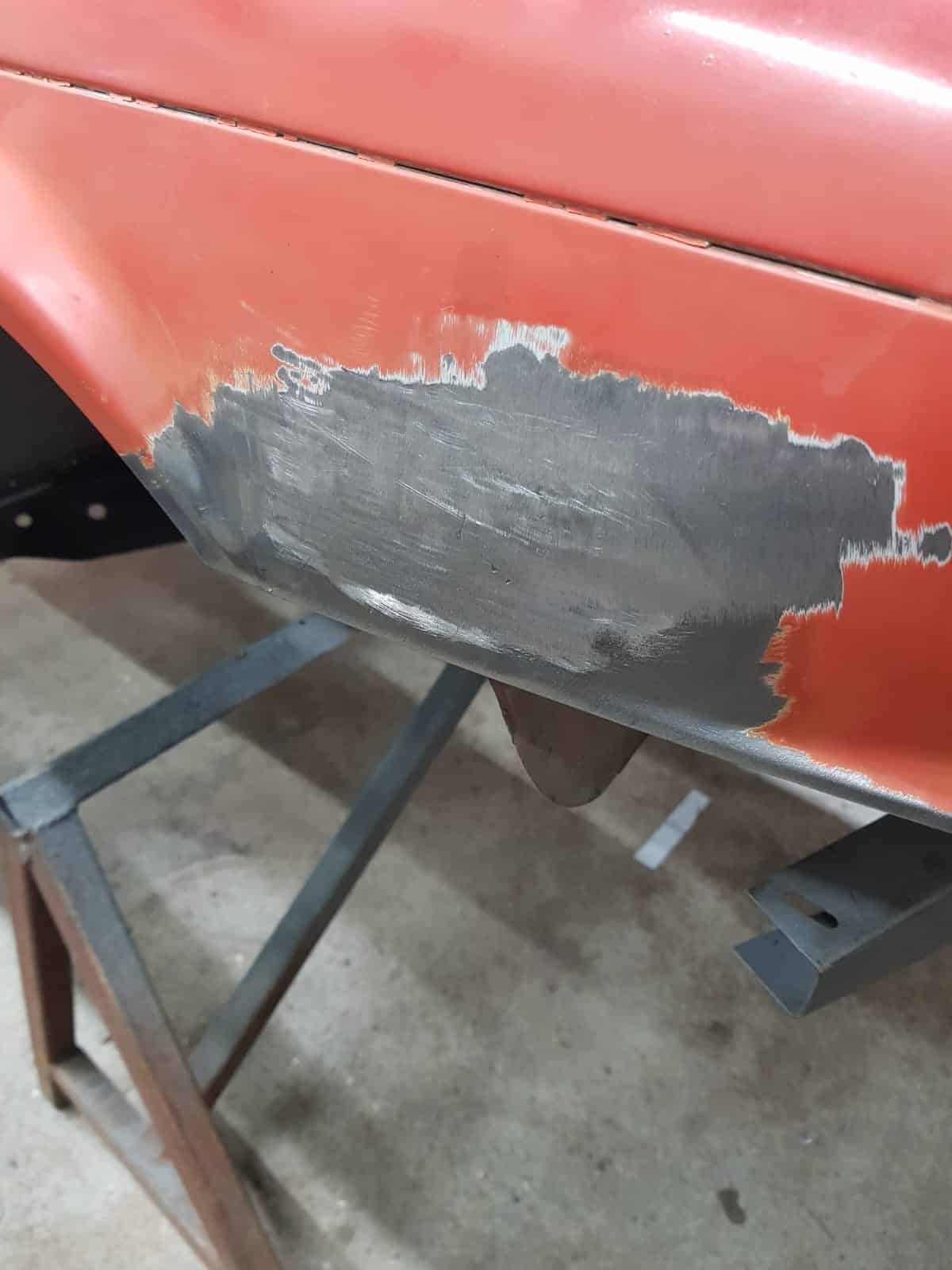 09102023 1976 Triumph Spitfire corrosion repair 5 1