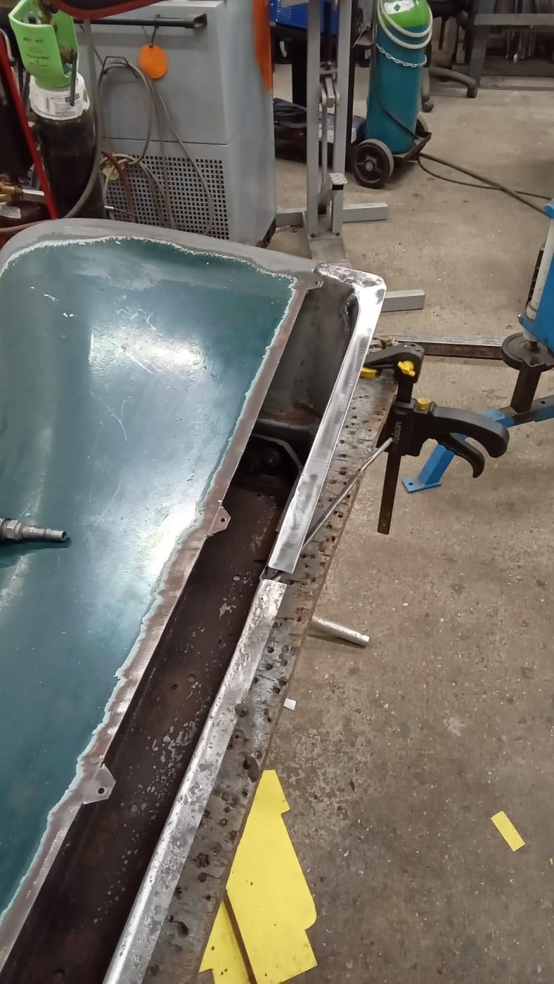 20112023 1951 Austin Devon Pickup door repair 13 1