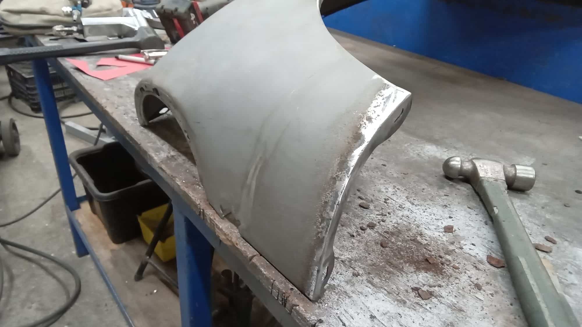 20112023 1951 Austin Devon Pickup wing repair 2 1