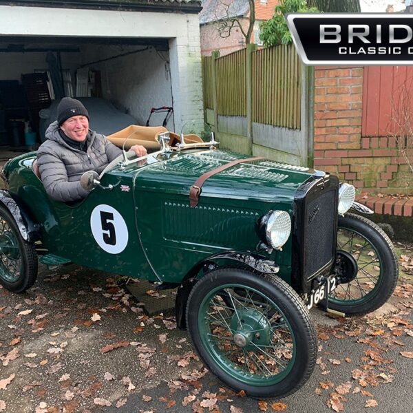 Tom Higgins - winner of our Austin 7 Ulster