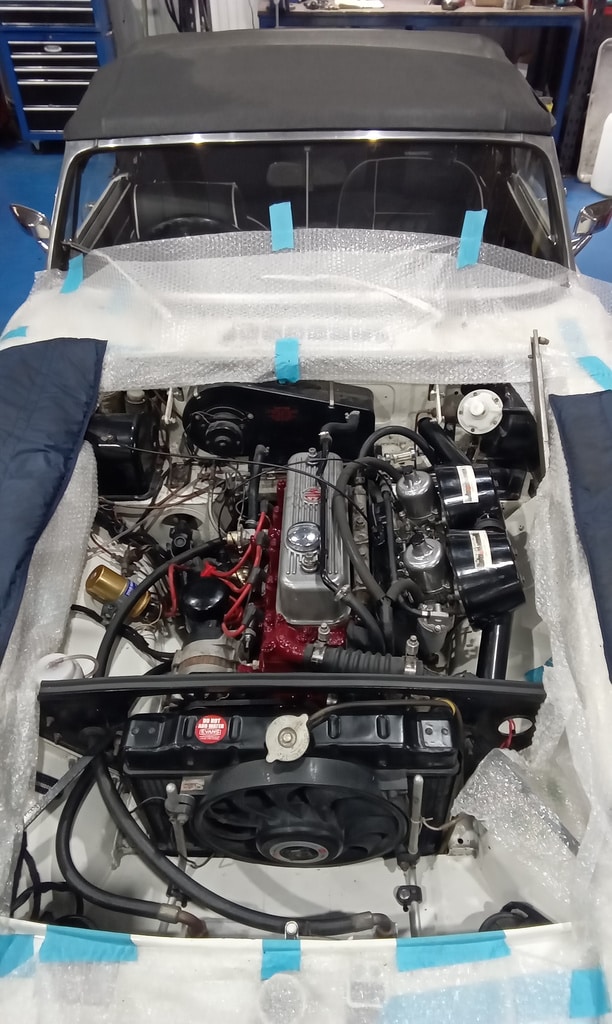 21122023 1970 MGB Roadster run up and road test 1 1