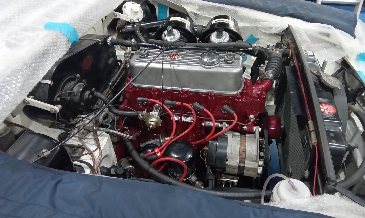 21122023 1970 MGB Roadster run up and road test 2 1