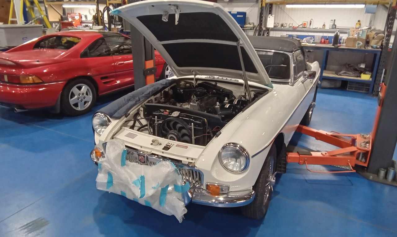 21122023 1970 MGB Roadster run up and road test 3 1