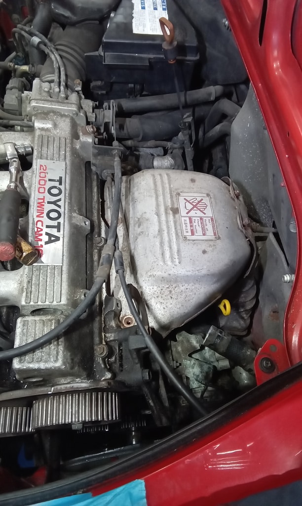 04122024 1992 Toyota MR2 cambelt and water pump 4 1