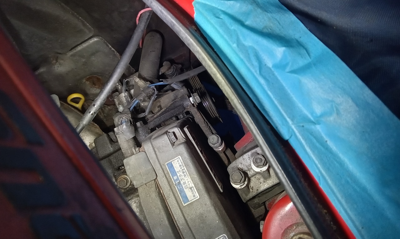 04122024 1992 Toyota MR2 cambelt and water pump 9 1