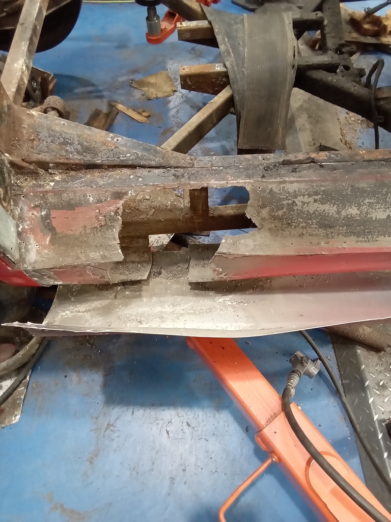 08012024 1955 Aston Martin DB2 4 Drophead Coupe past repairs and suspension 13 1