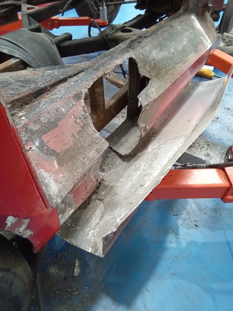 08012024 1955 Aston Martin DB2 4 Drophead Coupe past repairs and suspension 15 1