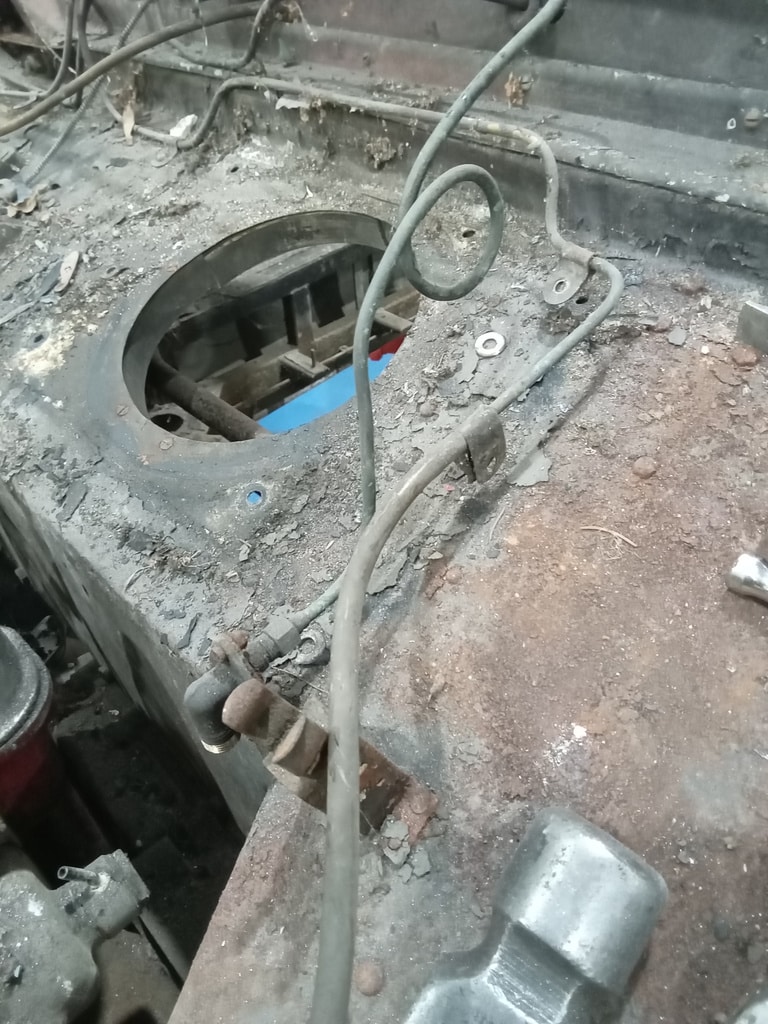 08012024 1955 Aston Martin DB2 4 Drophead Coupe past repairs and suspension 23 1