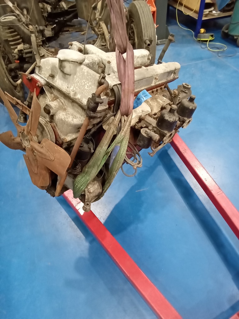 08012024 1955 Aston Martin DB2 4 Drophead Coupe past repairs and suspension 27 1
