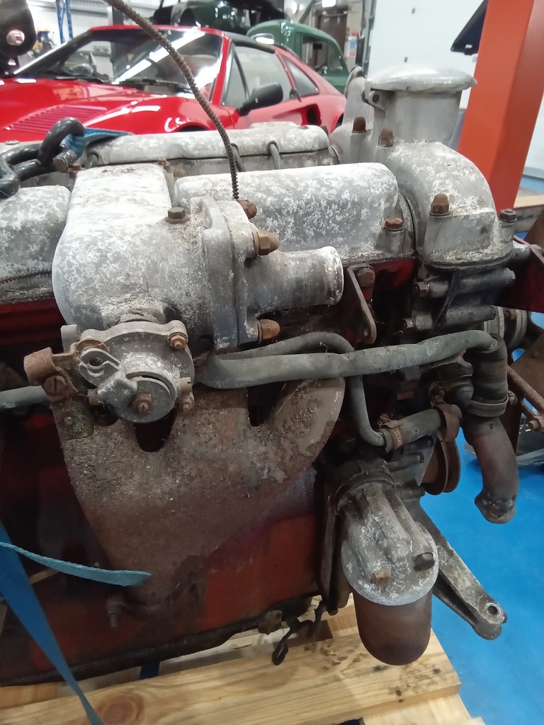 08012024 1955 Aston Martin DB2 4 Drophead Coupe past repairs and suspension 32 1