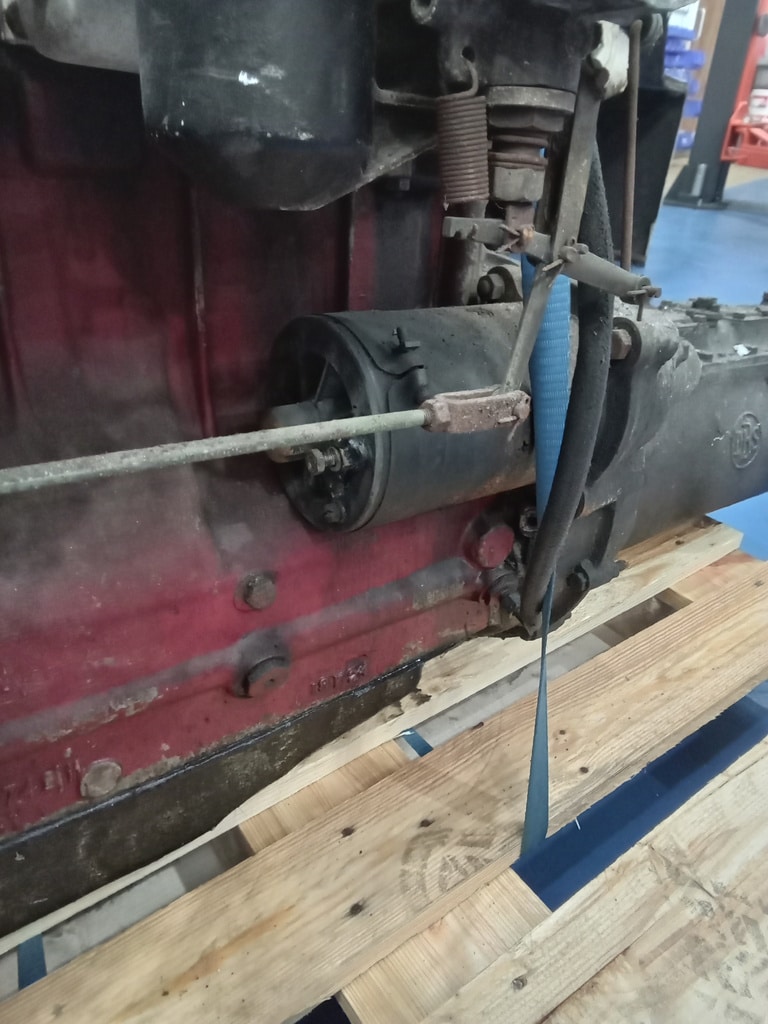 08012024 1955 Aston Martin DB2 4 Drophead Coupe past repairs and suspension 38 1