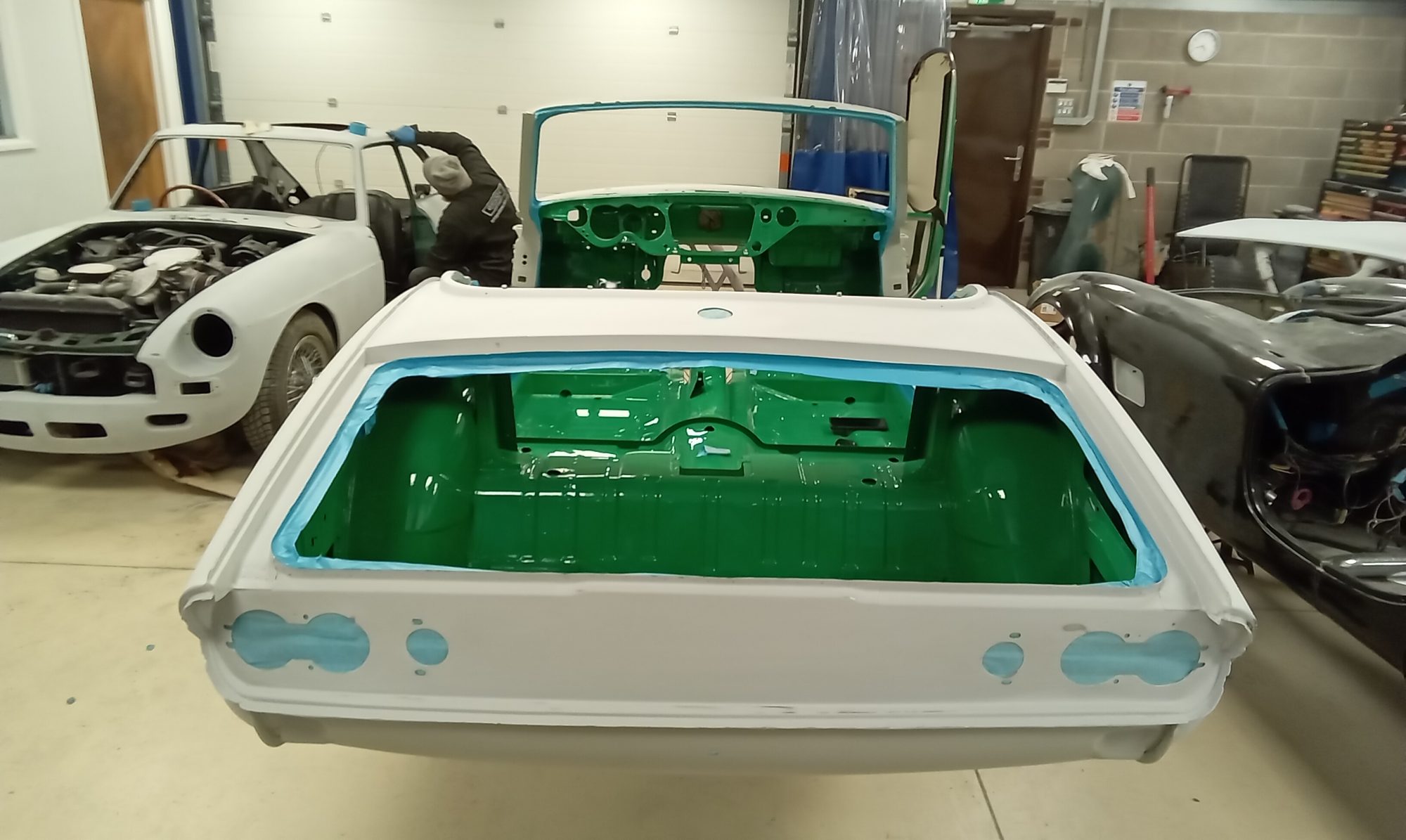 08012024 1976 Triumph Spitfire masking up 8