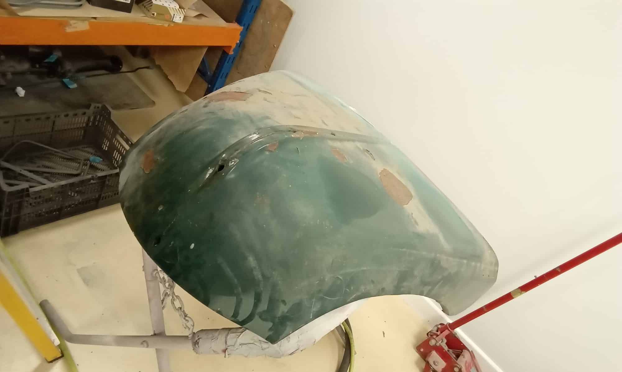 15012024 1951 Austin Devon Pickup sanding bonnet 5 1