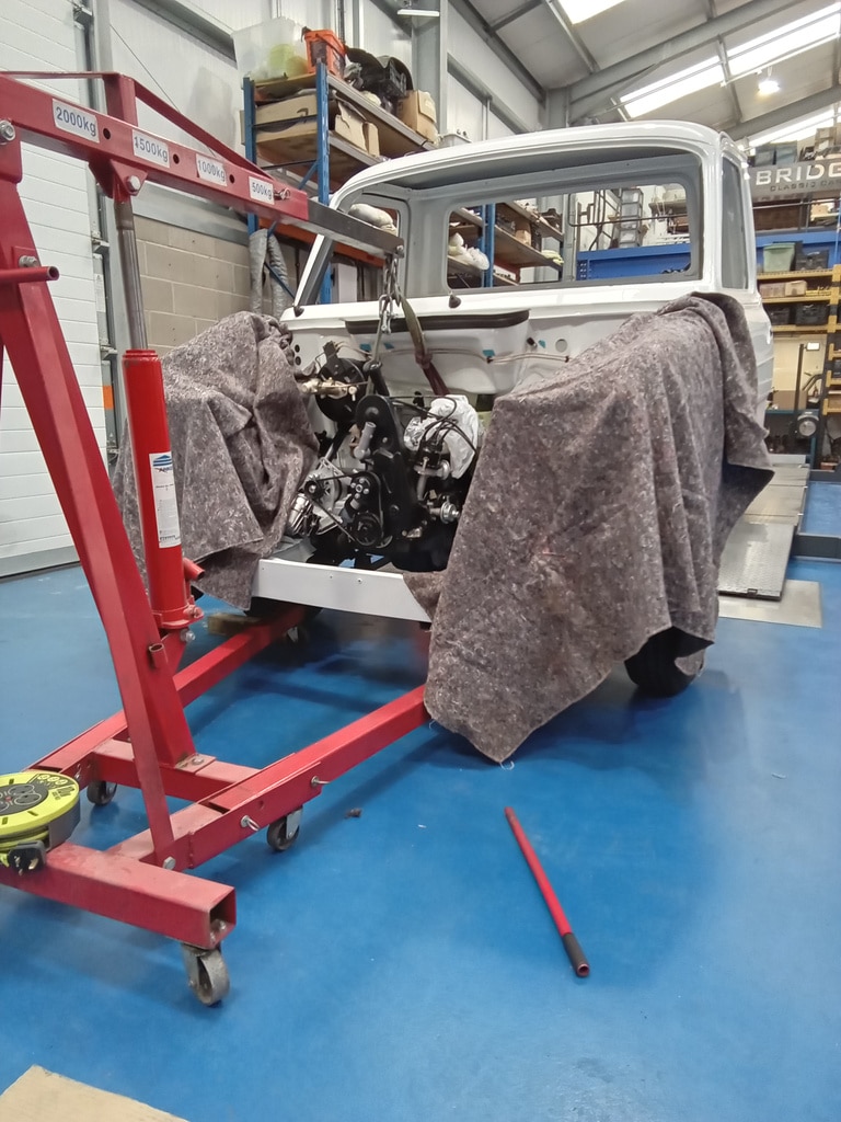 29012024 Ford Transit MKII Tipper engine 2 1