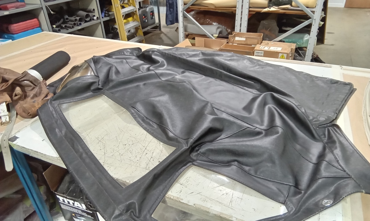 31012024 1972 Morgan 4.4 new roof panel 1 1