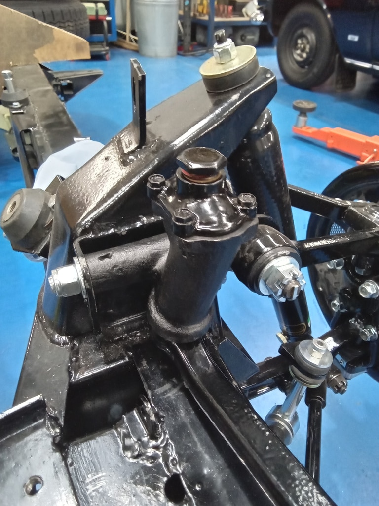 1956 Jaguar XK120 chassis fit up 2 1