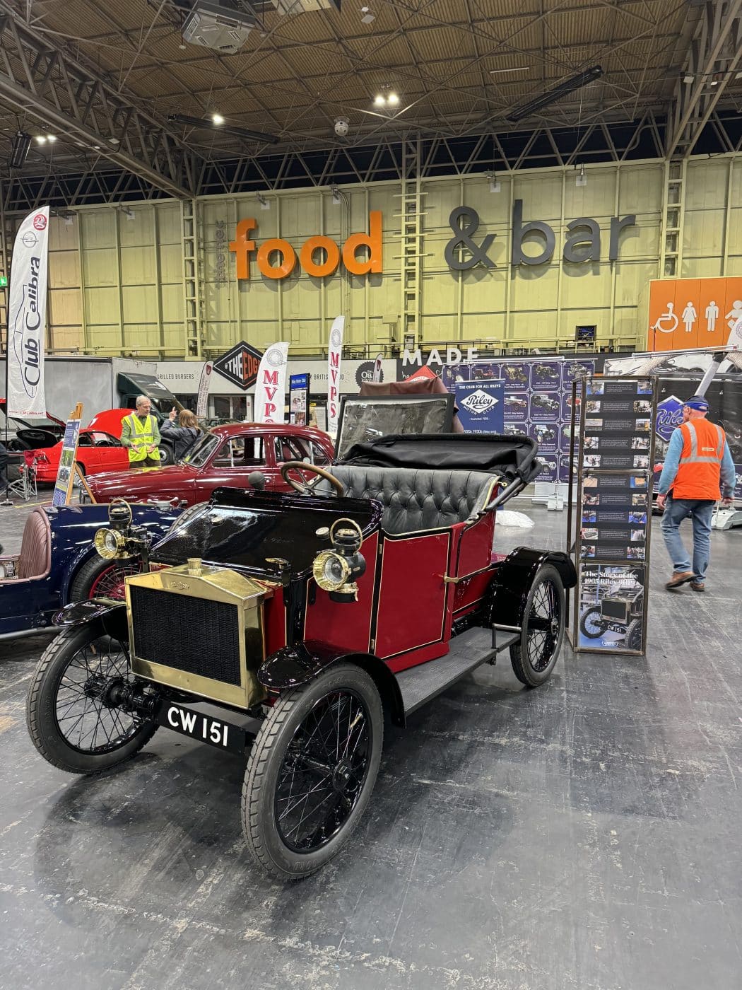 210324 setting up at Practical Classic Restoration Show 2024 1 1
