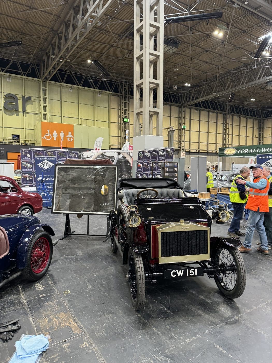 210324 setting up at Practical Classic Restoration Show 2024 2 1