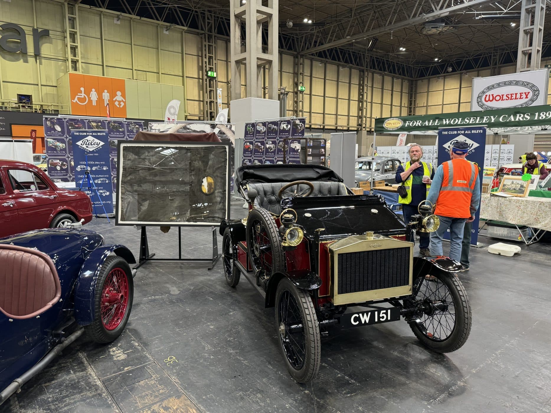 210324 setting up at Practical Classic Restoration Show 2024 3 1