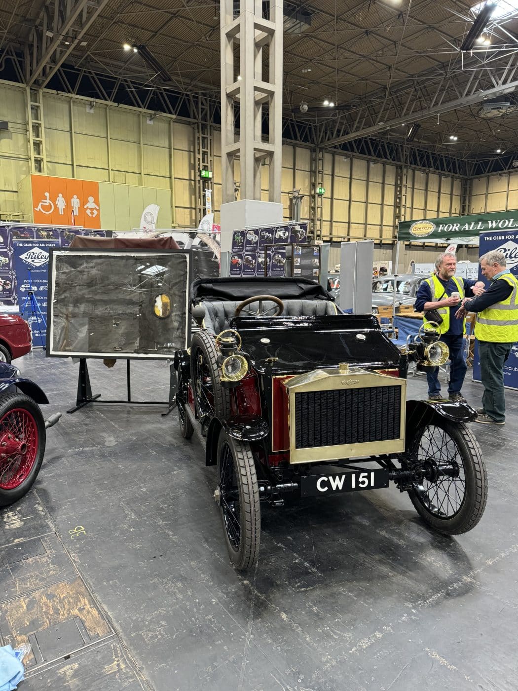 210324 setting up at Practical Classic Restoration Show 2024 4 1