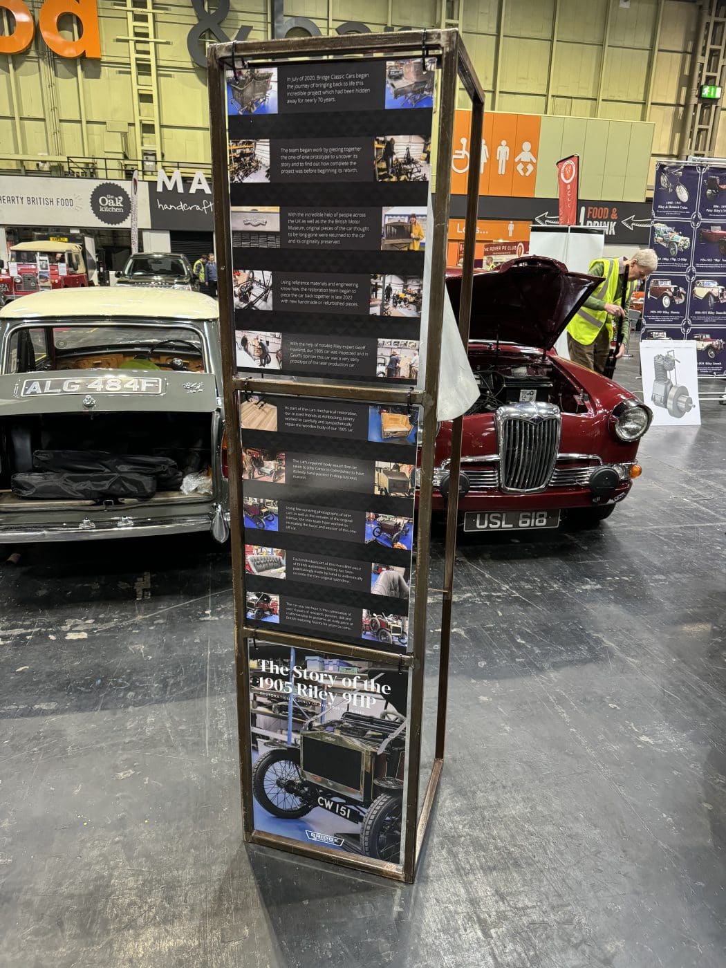 210324 setting up at Practical Classic Restoration Show 2024 7 1