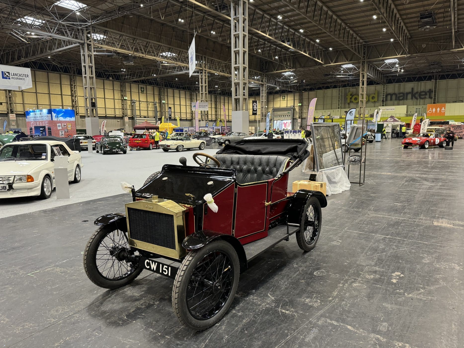 210324 setting up at Practical Classic Restoration Show 2024 8 1