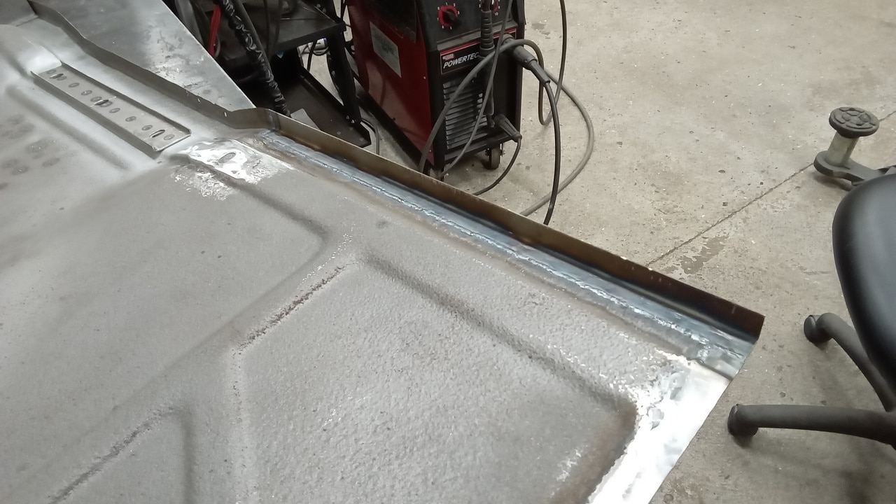 08042024 1951 Austin Devon floor repair 7 1