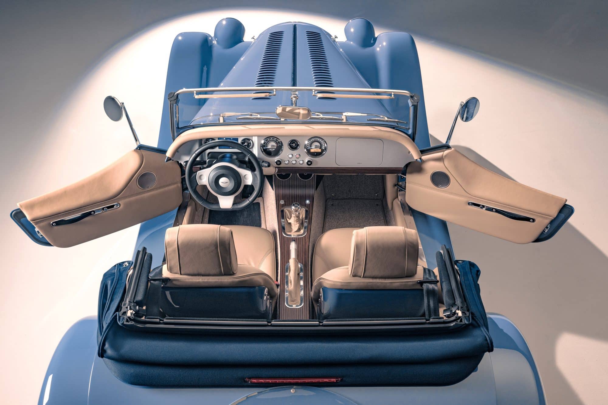 New Morgan Plus Four Studio Blue 07 1