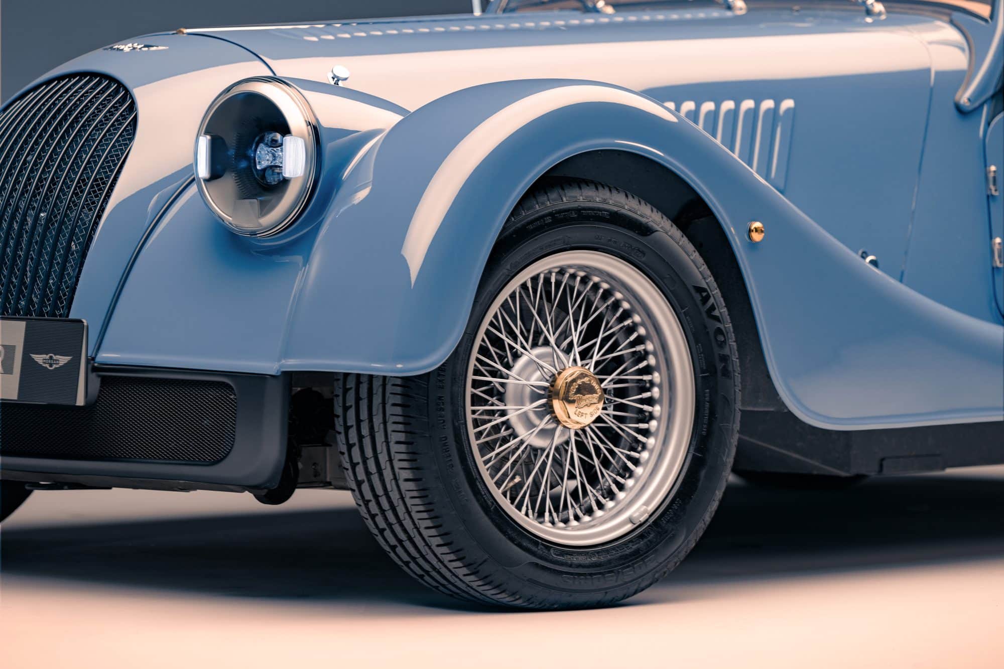 New Morgan Plus Four Studio Blue 12 1