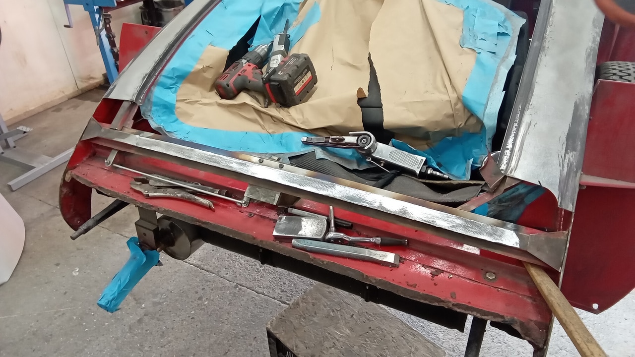 020524 1960 MGA Rear Valance Repairs 14 1